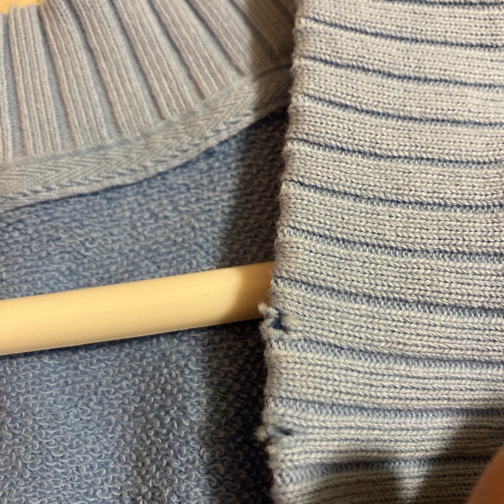 NWT Aerie Oversized Pull Over Pullover V Neck Sweater Medium 100% Cotton - Picture 6 of 8
